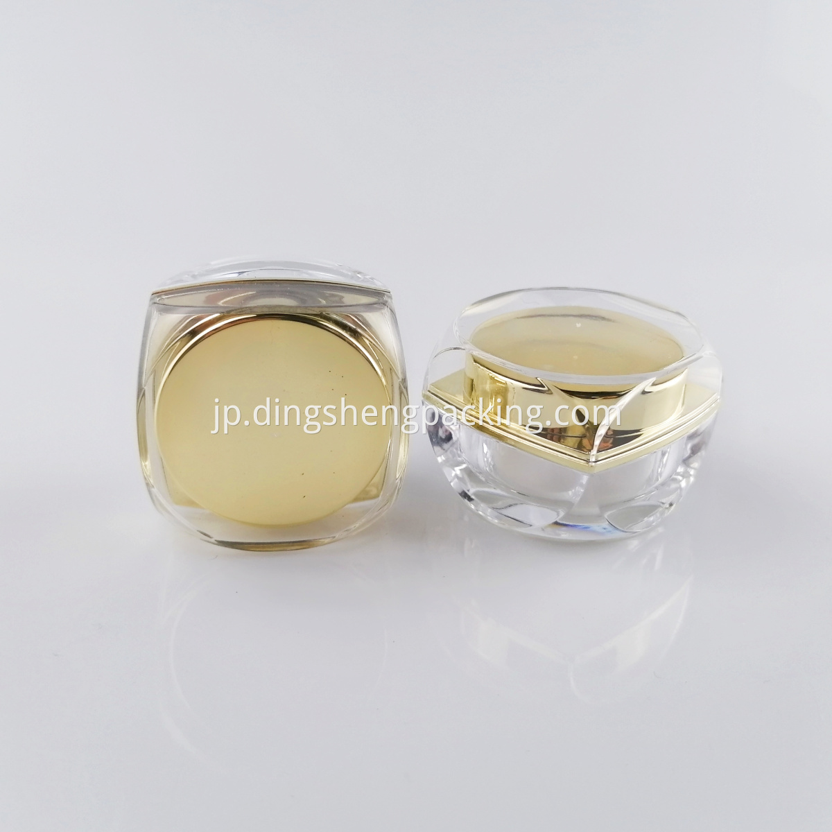 Cream Container Plastic Clear Skin Care Acrylic Jar